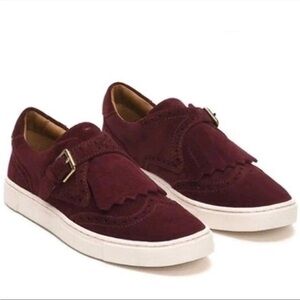 Frye Gemma Kiltie suede loafers size 7.5